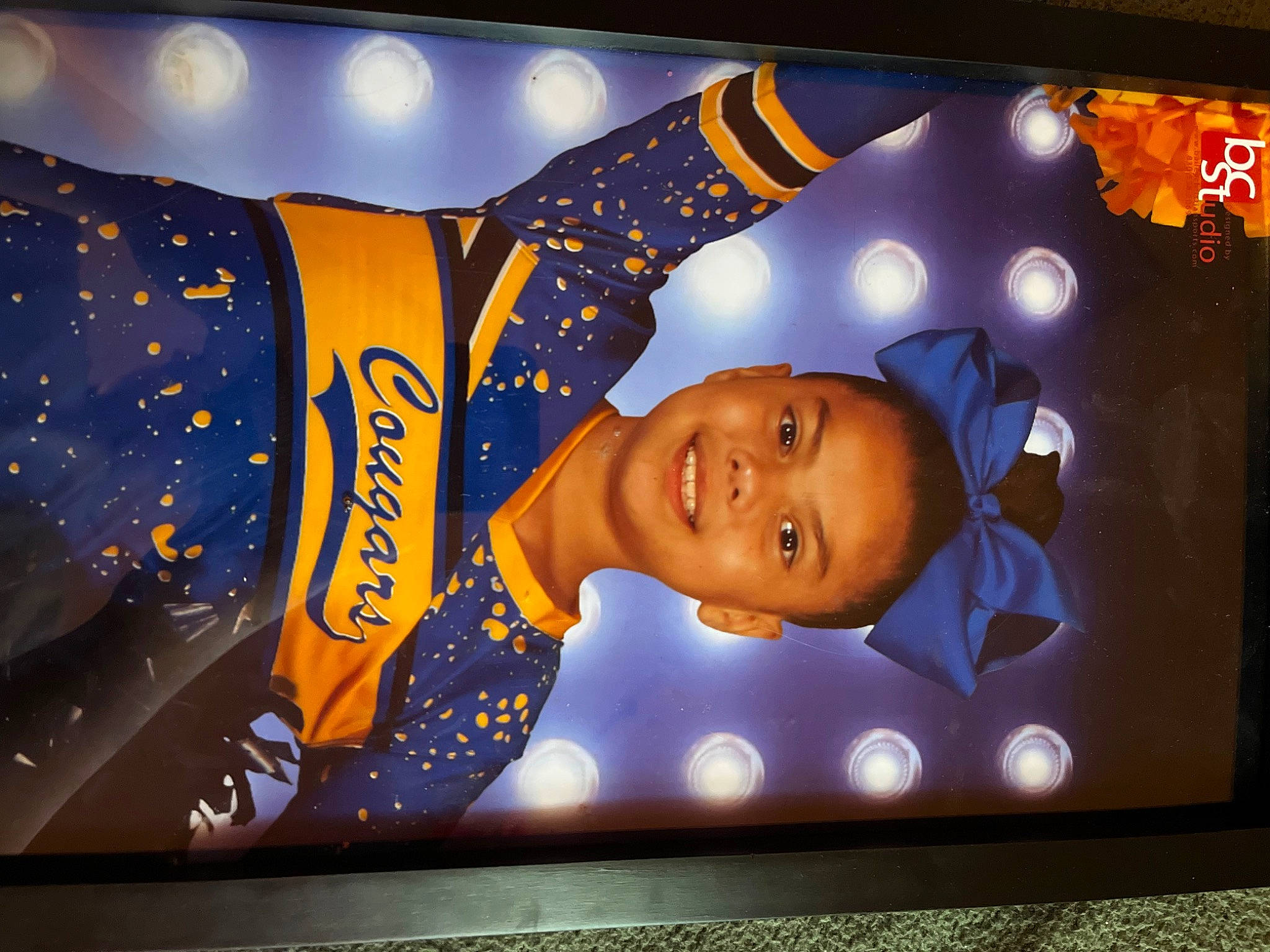 Kaylee joined the competition — help win amazing prizes! advertising, art, banner, display_device, electric_blue, entertainment, flat_panel_display, fun, graphics, joy, lcd_tv, led_backlit_lcd_display, multimedia, person, rectangle, signage, smile, space, television, television_program