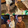 child, toddler, indoor, barefoot, beaded_hair, white_jacket, brown_outfit, floor, wooden_floor, cabinet, sippy_cup, headband, curly_hair, standing, clothing, expression, casual, home, person, portrait