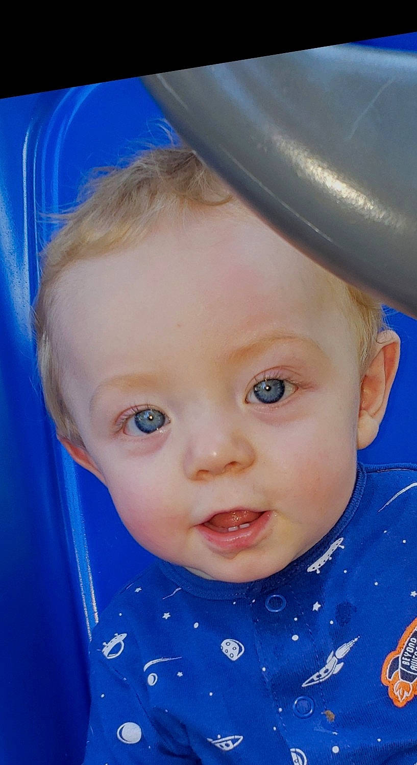 Beck joined the competition — help win amazing prizes! baby, cheek, child, chin, ear, eye, face, forehead, head, iris, lip, nose, person, skin, smile, toddler