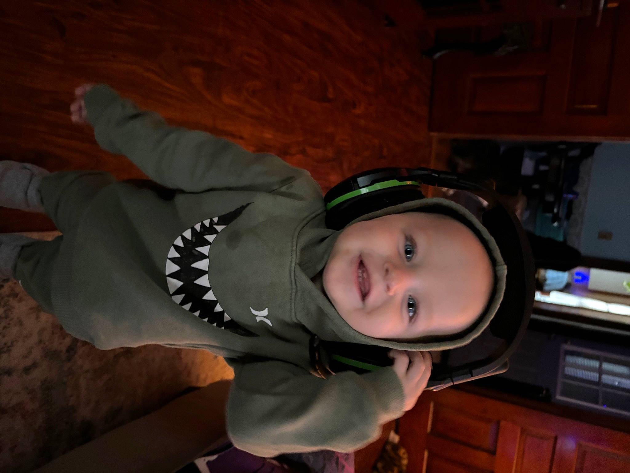 Remington joined the competition — help win amazing prizes! audio_equipment, baby, cabinetry, child, comfort, costume, countertop, drawer, eye, face, flash_photography, fun, hat, helmet, home_appliance, joy, person, personal_protective_equipment, room, smile
