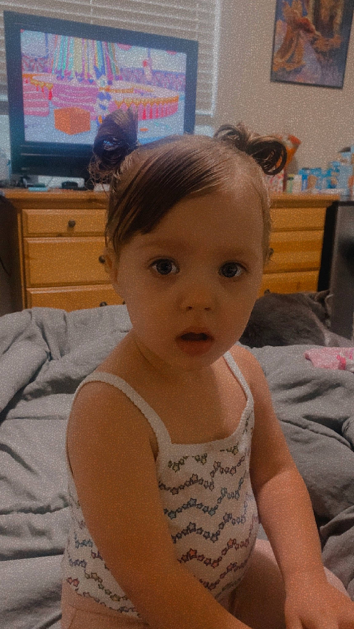 Anastasia joined the competition — help win amazing prizes! baby, baby_toddler_clothing, cheek, chest, child, comfort, ear, eyebrow, eyelash, fun, happy, iris, nose, person, picture_frame, skin, smile, television, toddler, trunk