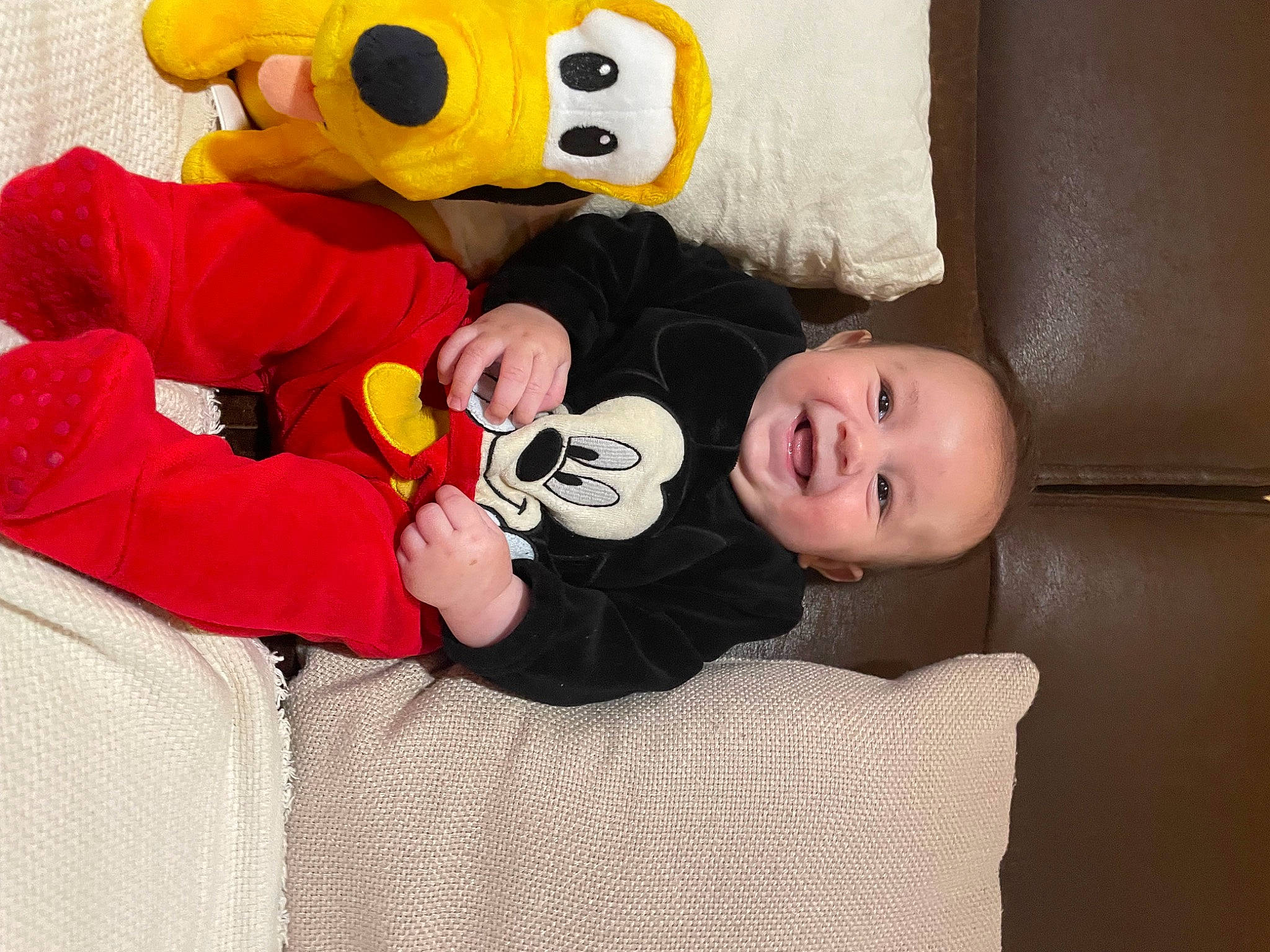 Dean a rejoint le concours — aidez-le/la à gagner de superbes lots ! baby, child, comfort, eye, facial_expression, fun, fur, happy, joy, mammal, mascot, person, plush, room, smile, stuffed_toy, teddy_bear, textile, toddler, toy