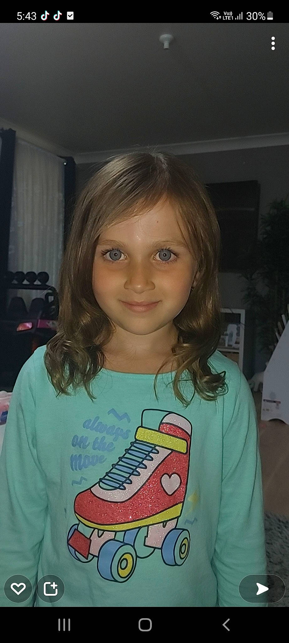 Ayva joined the competition — help win amazing prizes! bangs, brown_hair, carmine, cheek, child, cool, curtain, fictional_character, fun, hair_coloring, hairstyle, happy, iris, joy, organ, pattern, person, sleeve, smile, t_shirt