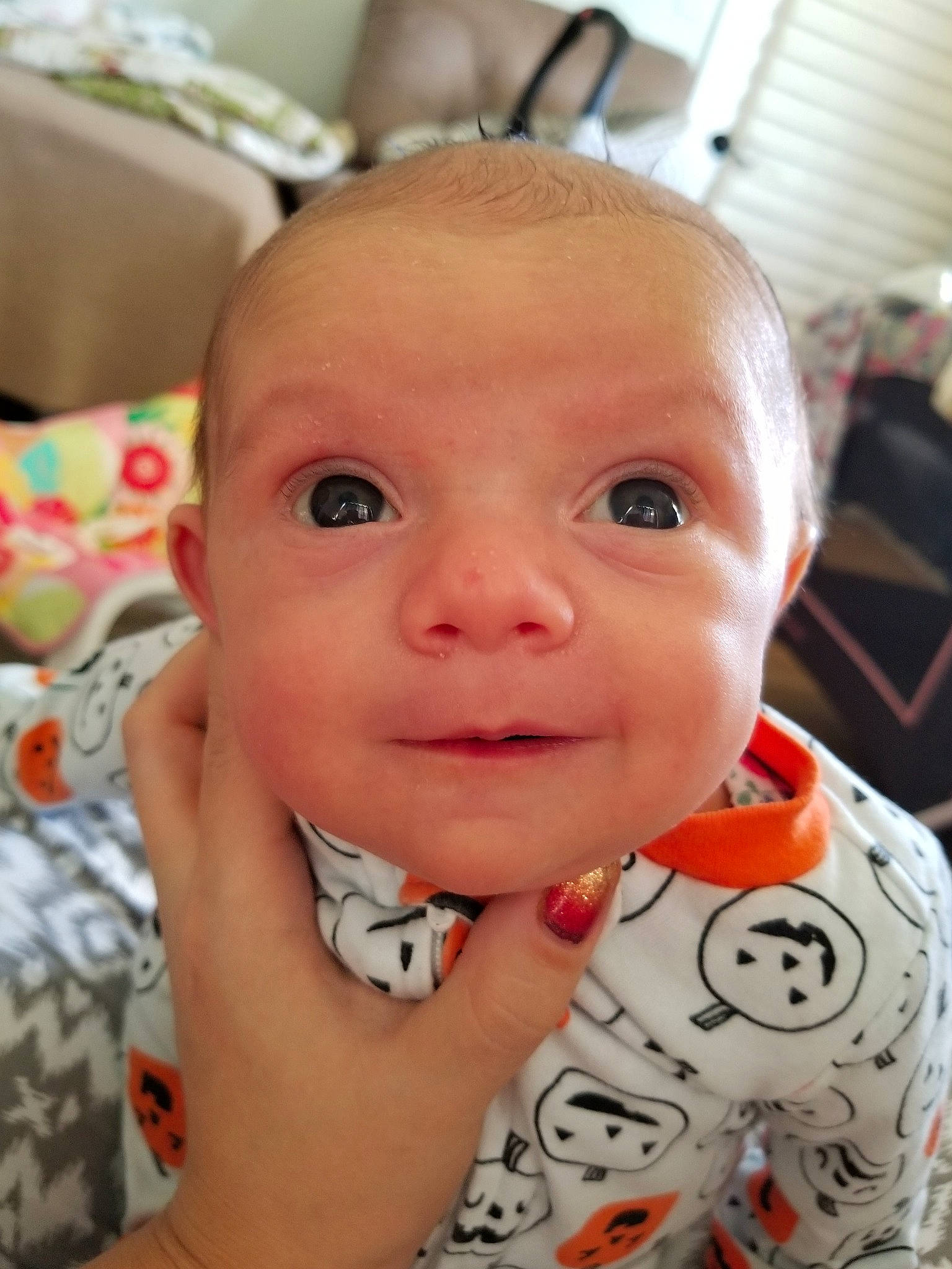 Ayva joined the competition — help win amazing prizes! baby, cheek, child, chin, ear, eye, eyebrow, face, facial_expression, forehead, head, iris, lip, mouth, nose, person, skin, smile, toddler