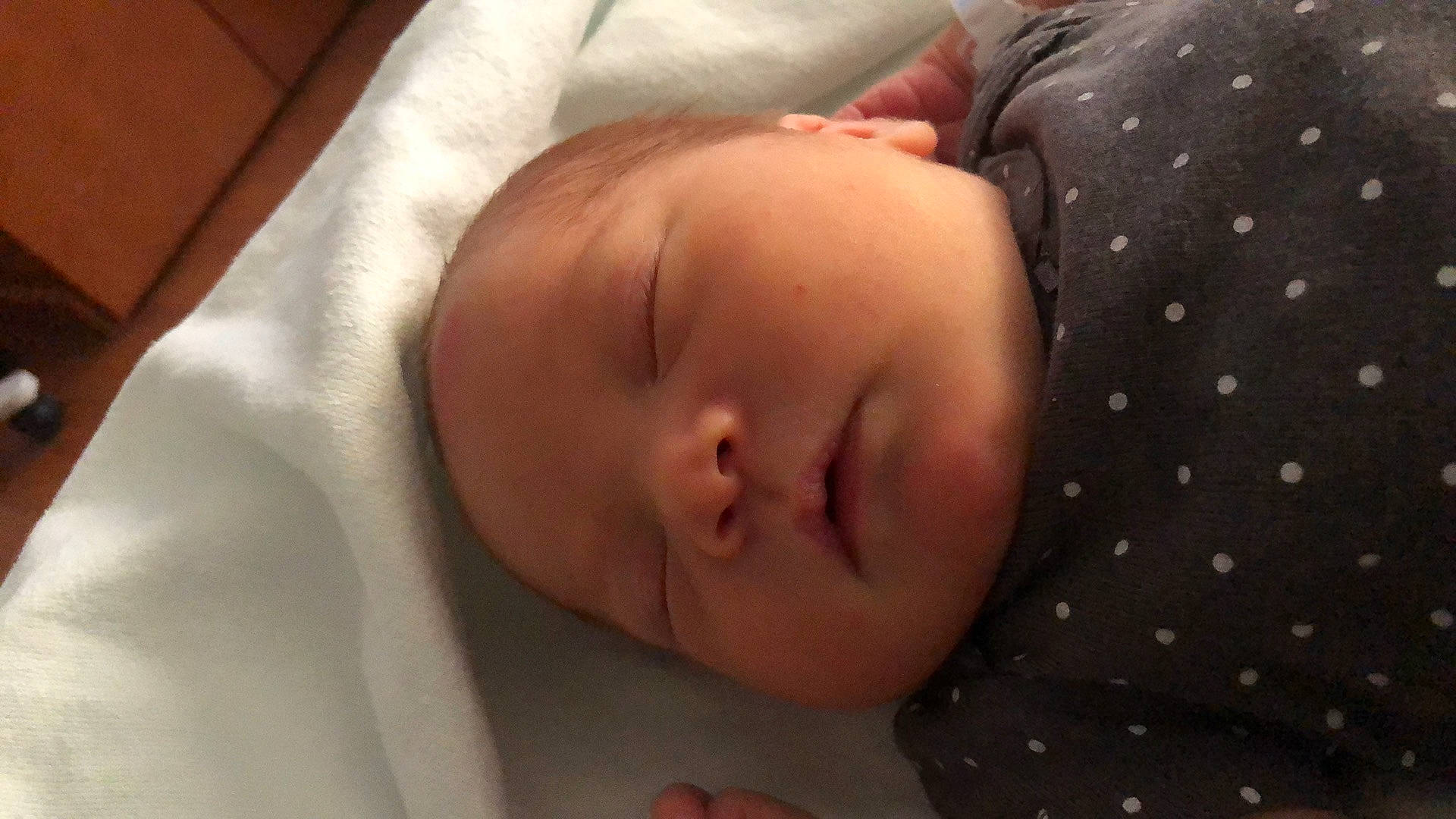 Leilani joined the competition — help win amazing prizes! baby, baby_toddler_clothing, bedtime, cheek, child, chin, comfort, eye, eyebrow, eyelash, face, hair, head, iris, linens, lip, nose, pattern, person, skin