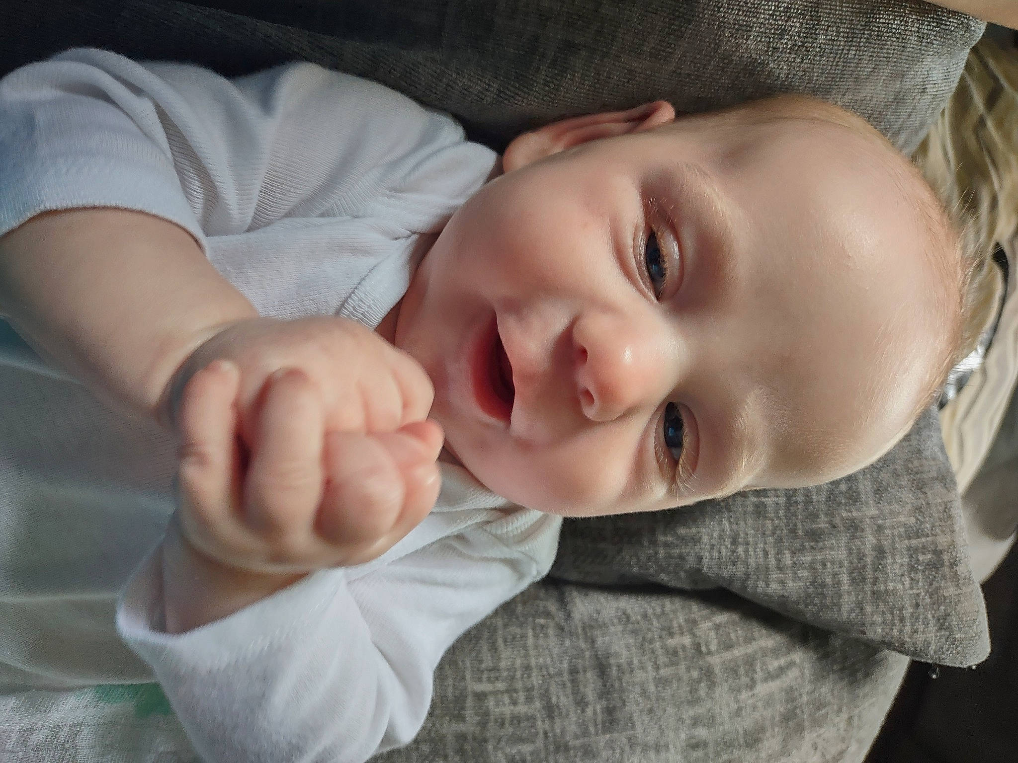 Jaxxon is registered to the contest to win money with this photo: baby_toddler_clothing, cheek, chin, clothing, comfort, ear, eyebrow, eyelash, flash_photography, gesture, iris, lip, mouth, neck, nose, person, skin, sleeve, smile, vertebrate