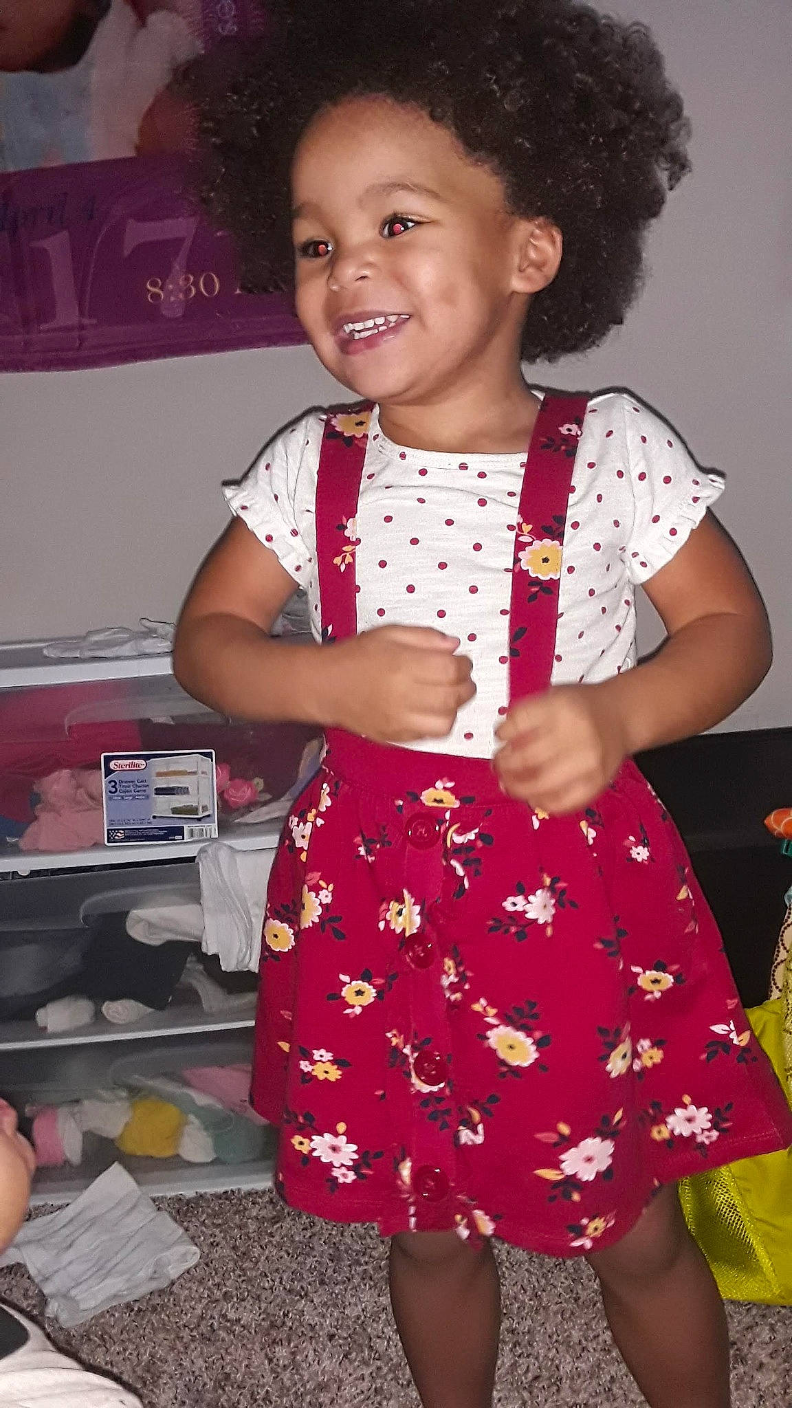 Arianna joined the competition — help win amazing prizes! child, joy, person, smile, toddler