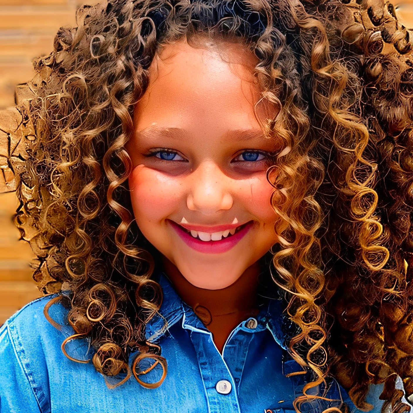 Tommielynn is registered to the contest to win money with this photo: blonde, child, clothing, coat, curlyhair, dimples, face, female, girl, hair, happy, head, jacket, laughing, person, photography, portrait, smile