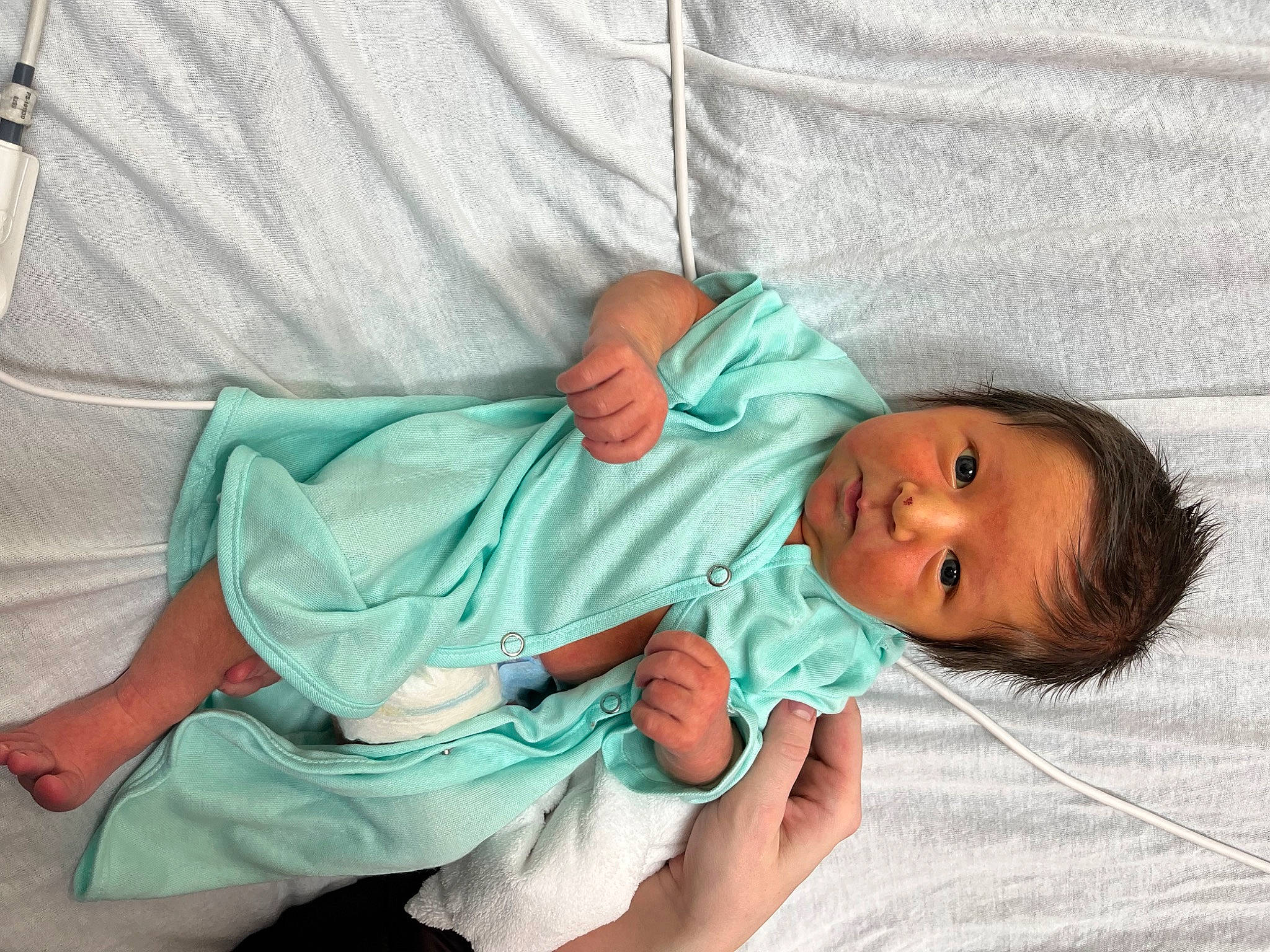 Coleson is registered to the contest to win money with this photo: baby, baby_products, baby_sleeping, baby_toddler_clothing, child, comfort, elbow, finger, foot, head, health_care, joint, knee, leg, linens, person, room, sitting, sleep, thigh