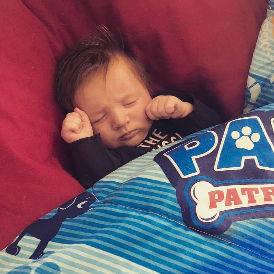 Greyson joined the competition — help win amazing prizes! baby, bedtime, child, cool, nap, person, sleep, textile, toddler, world