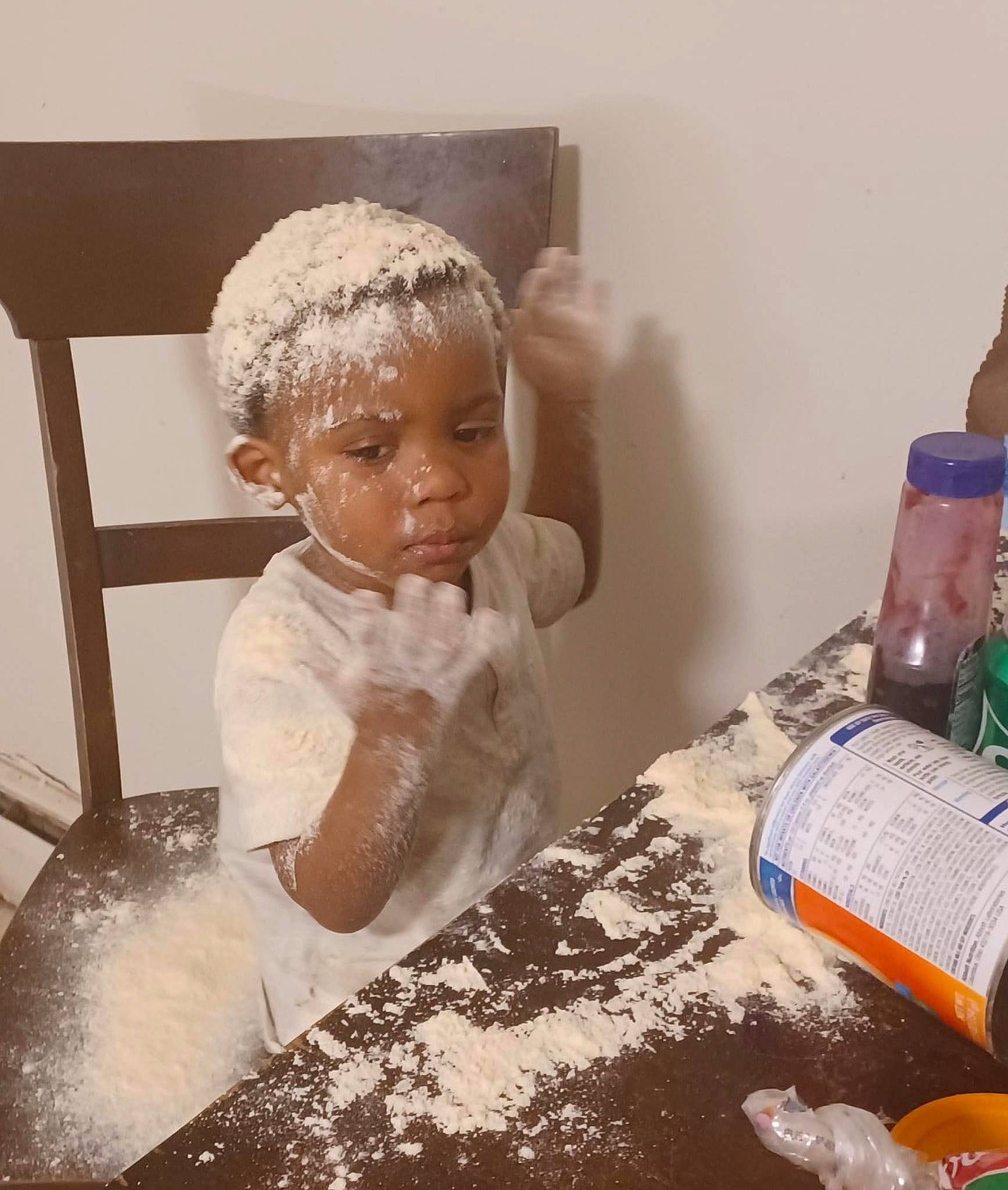 Shawnie joined the competition — help win amazing prizes! baby, bathing, book, chair, child, comfort_food, fun, glass, happy, person, play, room, sharing, sitting, table, toddler, visual_arts, water, water_bottle