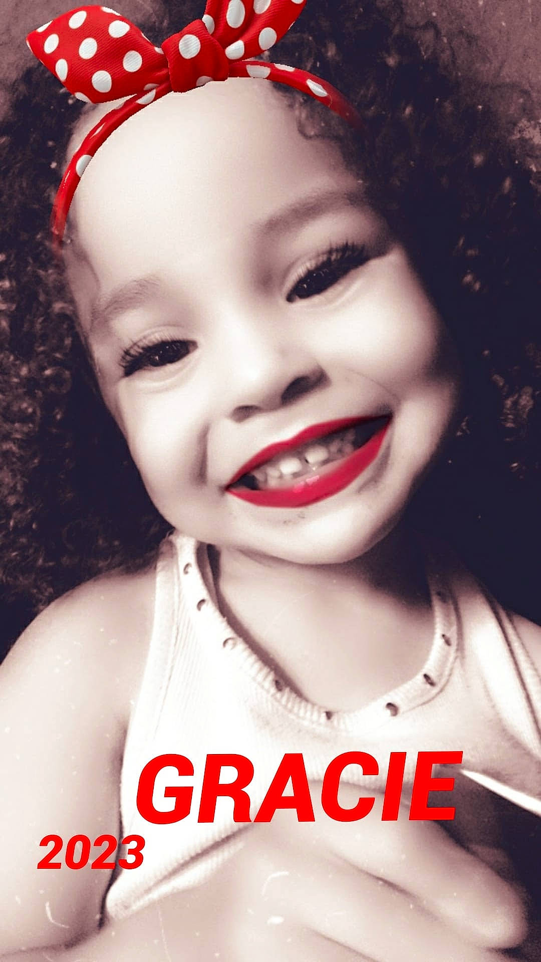 Lillianna Grace Ward is registered to the contest to win money with this photo: cheek, chin, eye, eyebrow, eyelash, face, facial_expression, forehead, hair, head, human, joy, lip, lipstick, mouth, nose, organ, person, skin, smile