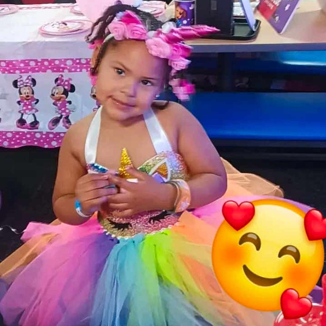 Andrea is registered to the contest to win money with this photo: balloon, birthdaycake, cake, child, clothing, costume, cream, dessert, face, female, food, fun, girl, head, indoors, people, person, photography, portrait, text