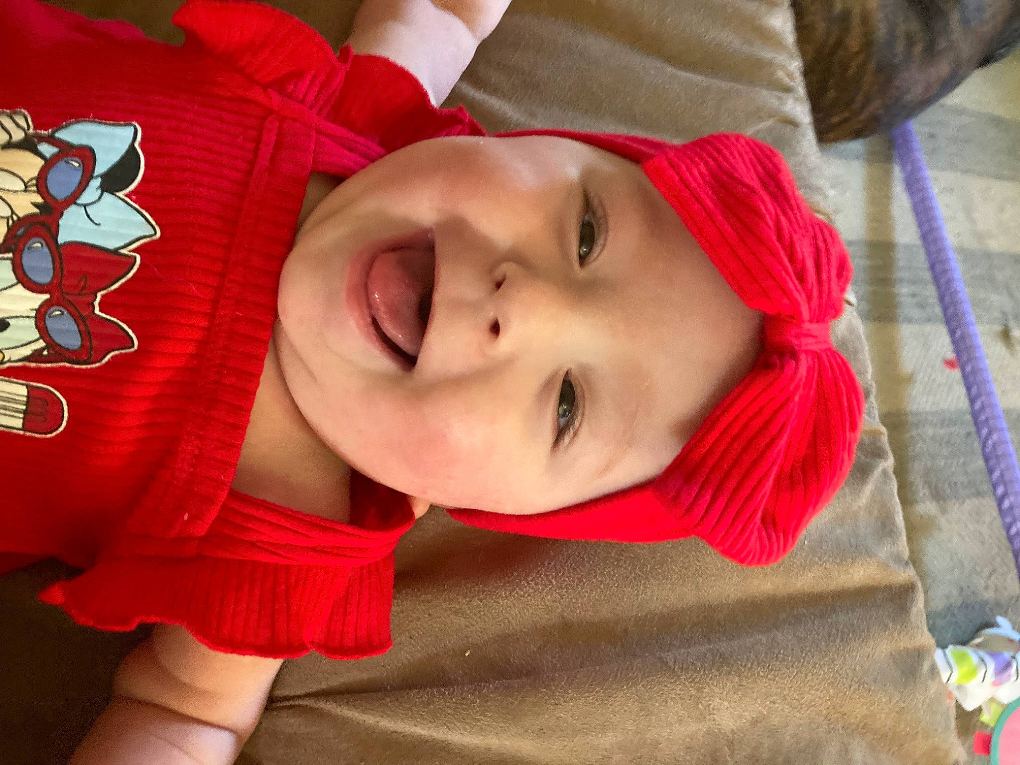 Genesis joined the competition — help win amazing prizes! baby_toddler_clothing, carmine, cheek, child, eyelash, happy, headwear, joy, lip, magenta, mouth, neck, nose, pattern, person, plant, portrait_photography, red, skin, sleeve