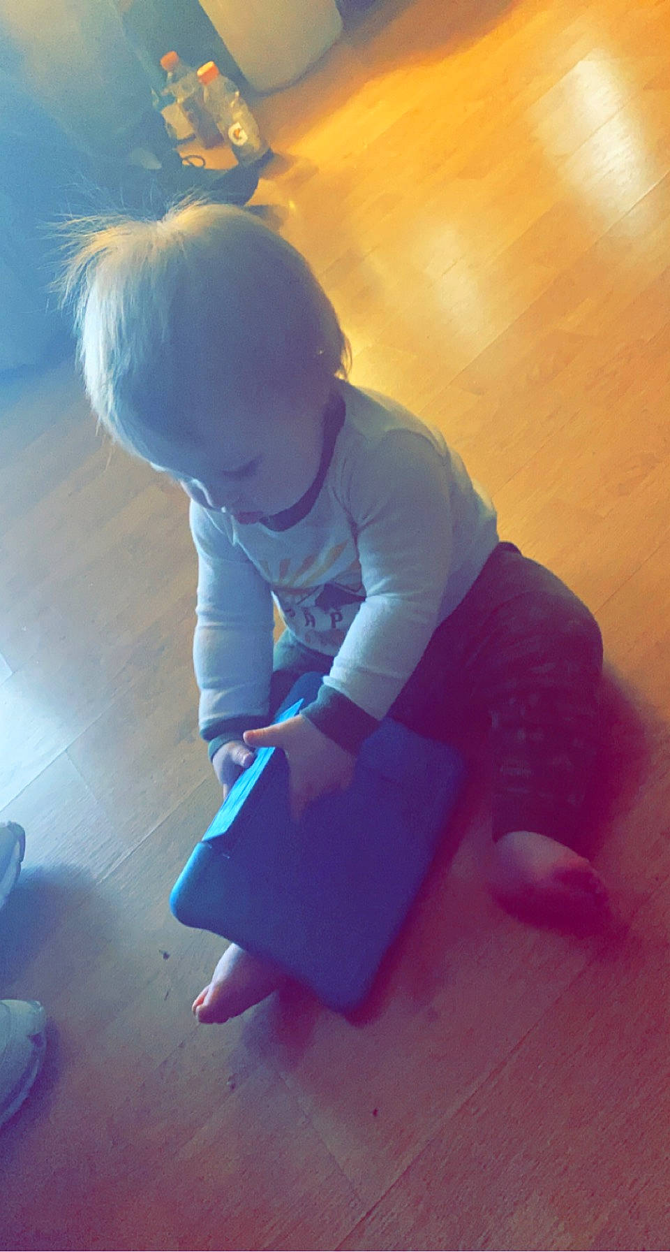 Aiden joined the competition — help win amazing prizes! child, elbow, electric_blue, flash_photography, floor, flooring, fun, happy, hardwood, human_leg, knee, neck, person, shoe, shoulder, sleeve, sneakers, sportswear, t_shirt, thigh