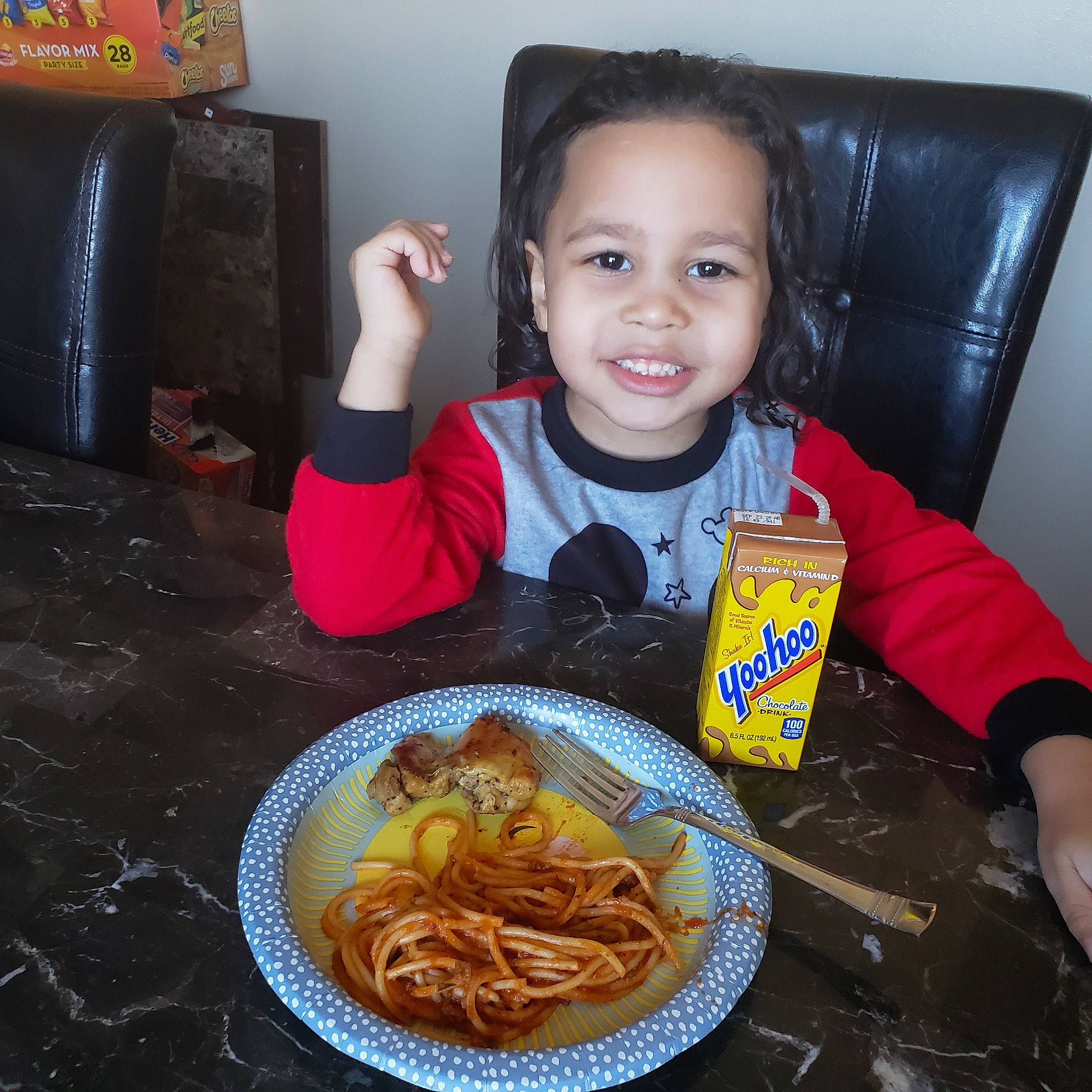 Brenton is registered to the contest to win money with this photo: breakfast, child, comfort_food, cuisine, dish, eating, fast_food, food, ingredient, joy, junk_food, lunch, meal, person, side_dish