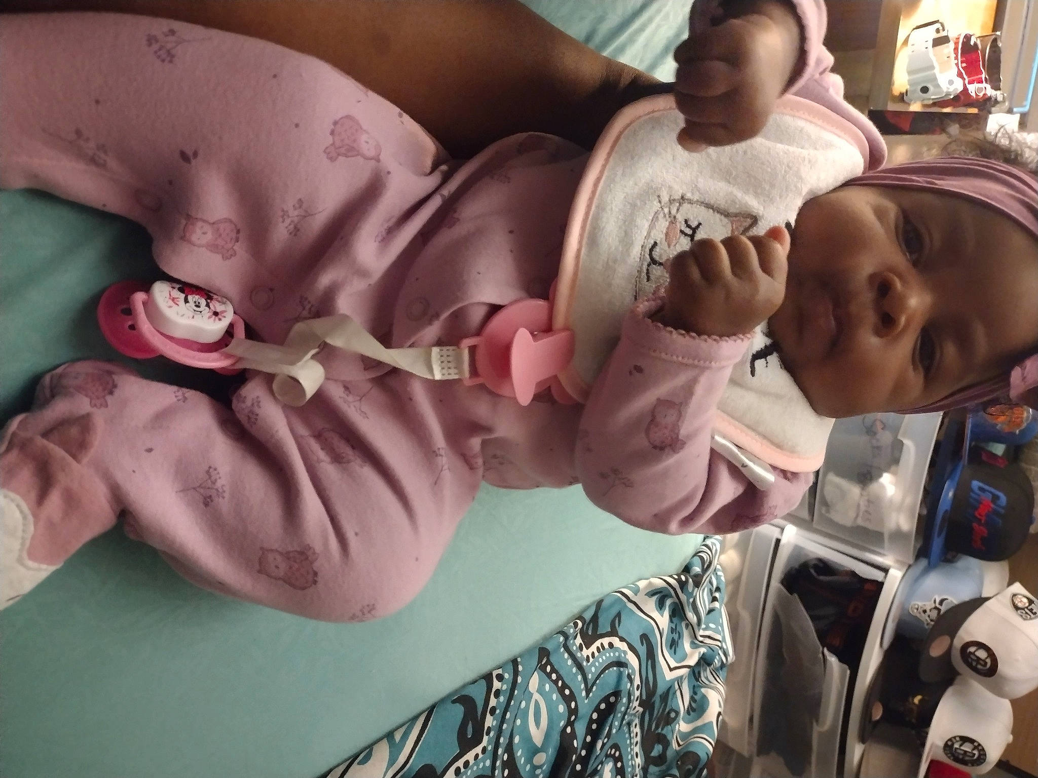 Cherrish joined the competition — help win amazing prizes! abdomen, baby, chest, child, comfort, ear, event, eyewear, facial_expression, finger, flesh, fun, gesture, human_body, mouth, pattern, person, room, t_shirt, toddler