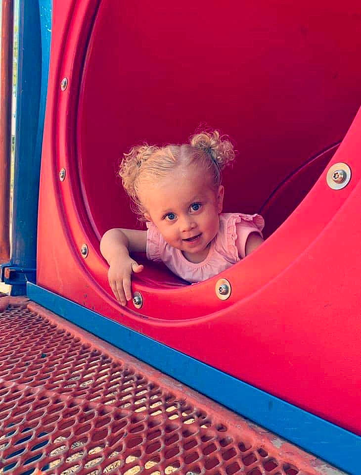 Alasia joined the competition — help win amazing prizes! baby, baby_products, child, fun, leisure, magenta, outdoor_play_equipment, person, pink, play, playground, product, public_space, red, smile, toddler
