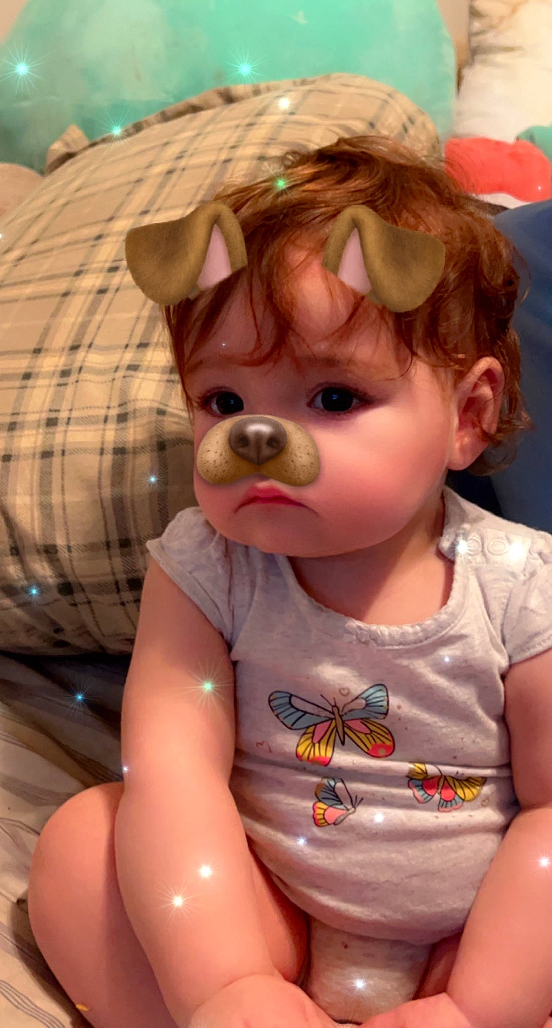 Sofia is registered to the contest to win money with this photo: baby, baby_toddler_clothing, cheek, chin, eye, eyelash, face, fun, happy, hat, head, human_body, iris, lip, mouth, nose, people, person, pink, skin