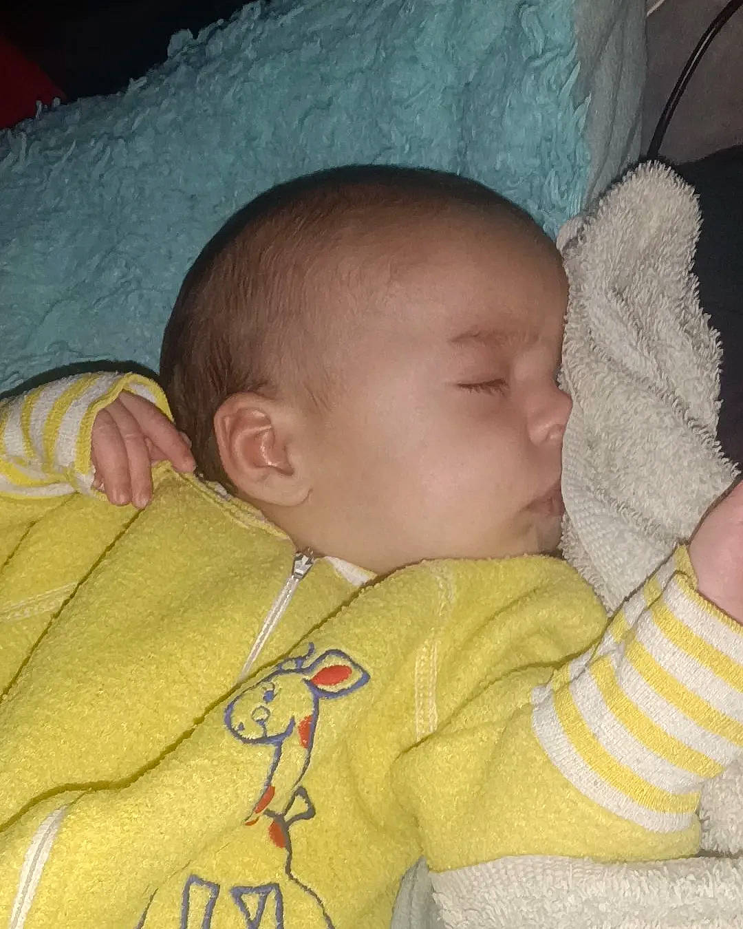 Kason joined the competition — help win amazing prizes! baby, baby_sleeping, baby_toddler_clothing, cheek, chin, comfort, ear, eye, face, facial_expression, forehead, hairstyle, hand, head, mouth, neck, nose, organ, person, skin