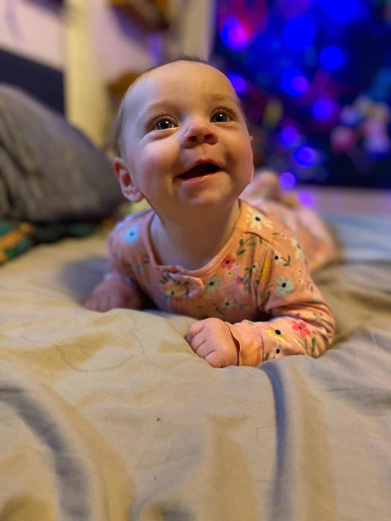 Averly joined the competition — help win amazing prizes! baby, baby_toddler_clothing, cheek, child, comfort, crawling, event, flooring, fun, happy, leisure, linens, people, person, room, sitting, skin, smile, toddler, tummy_time