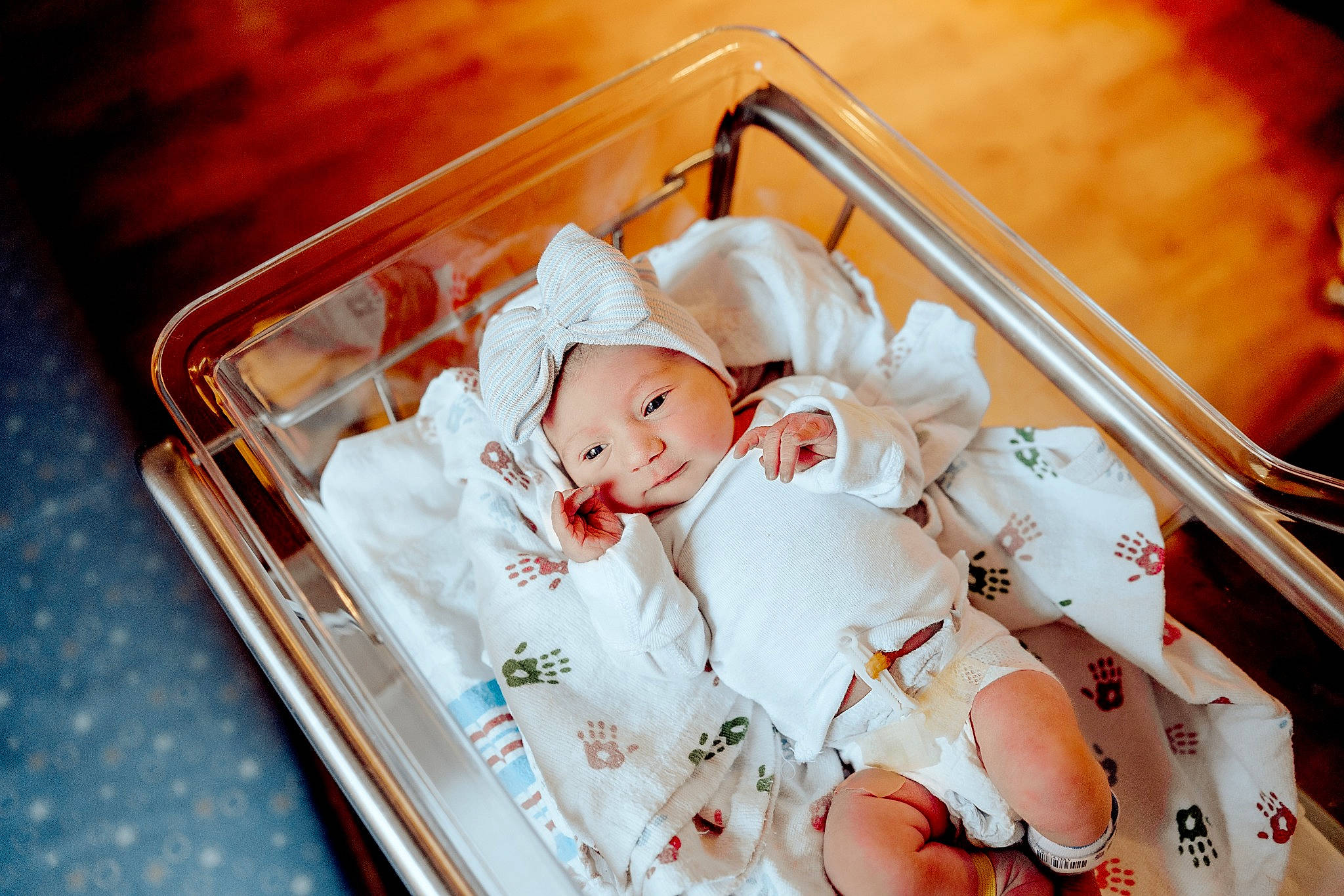 Ember joined the competition — help win amazing prizes! baby, baby_products, baby_safety, baby_toddler_clothing, bed, child, comfort, comfort_food, drawer, event, hat, headwear, health_care, linens, medical, medical_equipment, peach, person, room, toddler