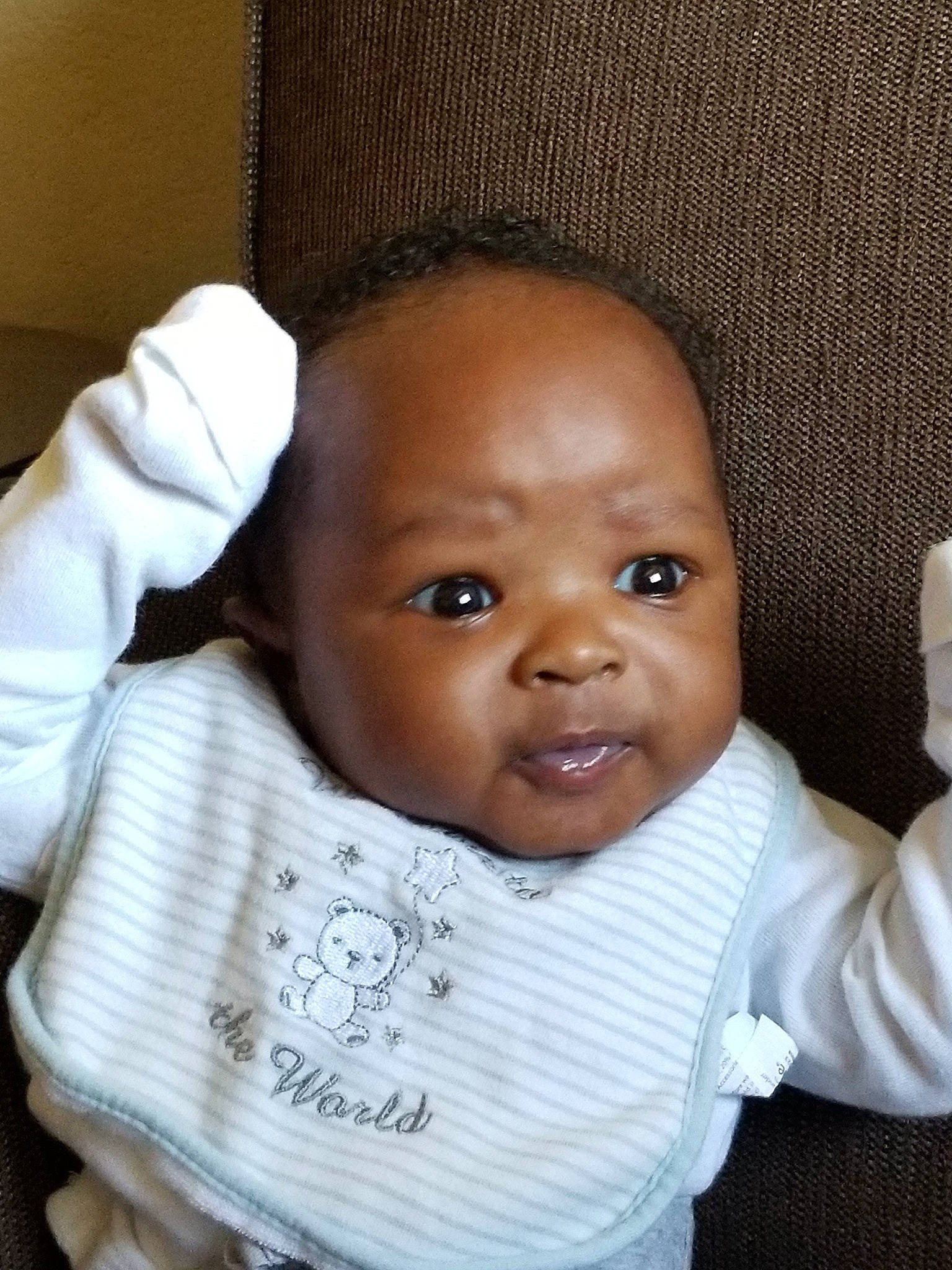 Treyvion joined the competition — help win amazing prizes! baby, cheek, child, chin, face, facial_expression, forehead, head, lip, nose, person, skin, smile, toddler