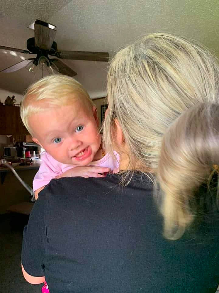 Dixie joined the competition — help win amazing prizes! baby, blond, braid, brown_hair, ceiling_fan, child, chin, ear, eyebrow, flooring, fun, gesture, hair, hairstyle, happy, head, iris, long_hair, mechanical_fan, person