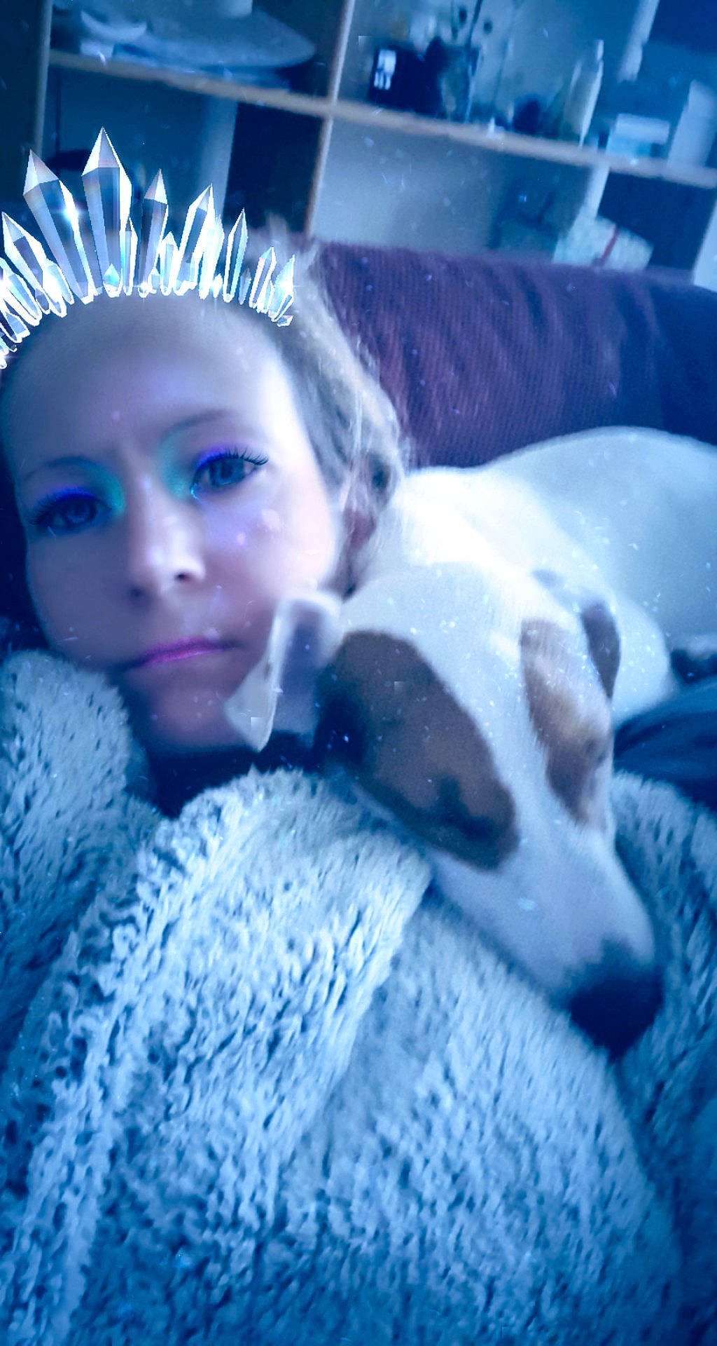 Rafal participe au concours pour gagner de l'argent avec cette photo : blue, cap, carnivore, cloud, comfort, companion_dog, dog, dog_breed, fashion_accessory, fur, happy, head, headpiece, knit_cap, meteorological_phenomenon, selfie, sky, sporting_group, toddler, whiskers