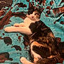 animal, blanket, calico, cat, cozy, cute, domestic, feline, fur, indoor, mammal, patterned, paw, pet, relaxed, resting, sleeping, soft, tail, whiskers