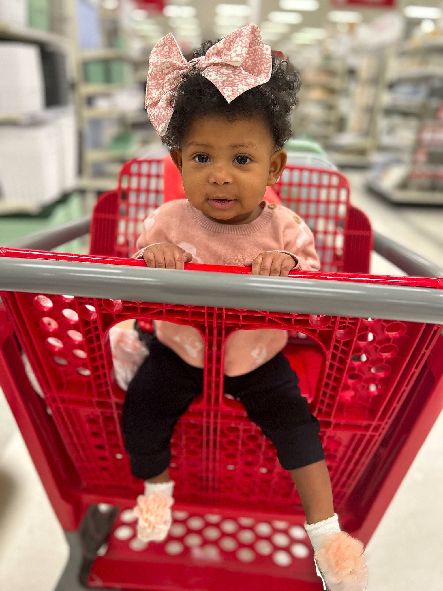 Kapri joined the competition — help win amazing prizes! baby, baby_toddler_clothing, cap, child, event, fun, happy, holiday, human_leg, leisure, magenta, pattern, person, portrait_photography, recreation, red, shopping_cart, sitting, sleeve, thigh