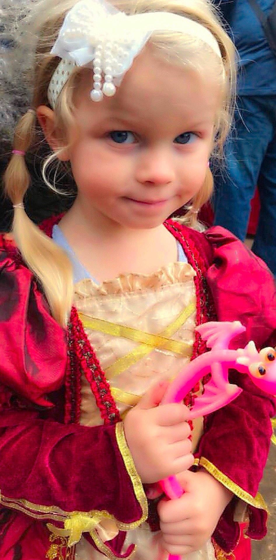 Vayda joined the competition — help win amazing prizes! blond, child, doll, girl, hair_accessory, human_hair_color, infant, person, pink, skin, toddler