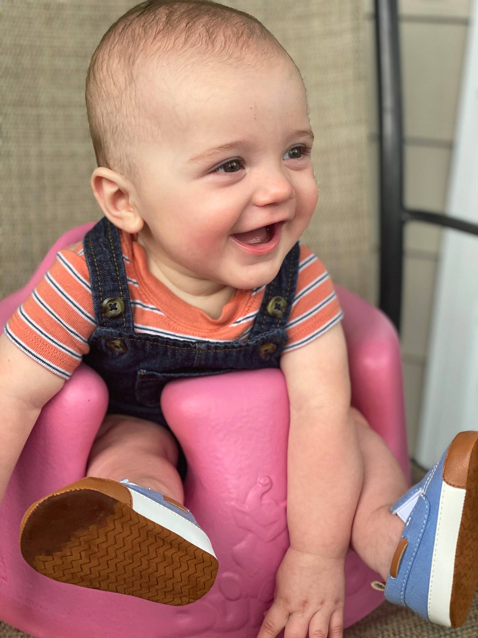 Leon joined the competition — help win amazing prizes! arm, baby, baby_toddler_clothing, cheek, child, chin, eye, face, finger, happy, head, human_body, iris, mouth, nose, person, product, skin, sleeve, smile