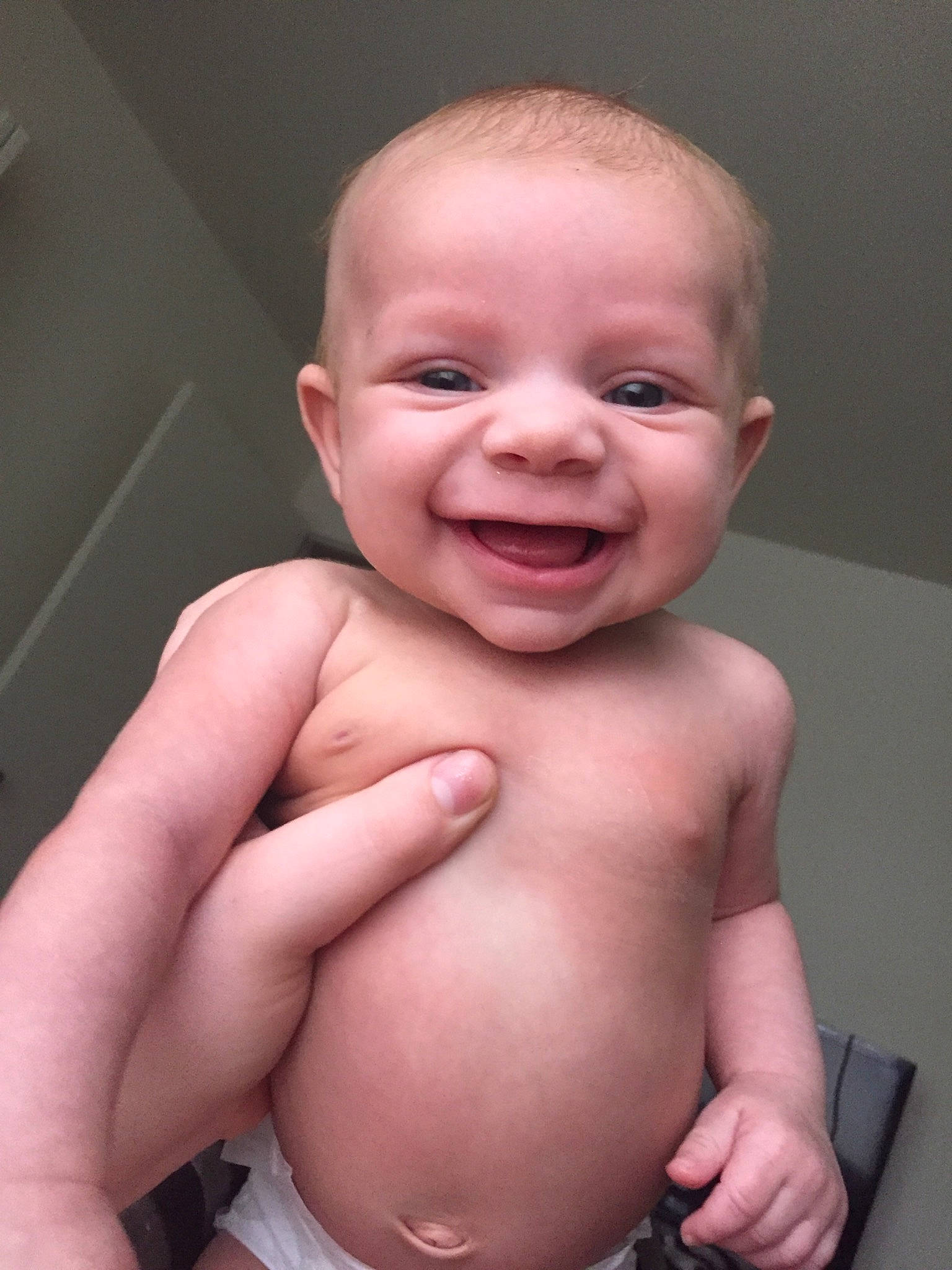 Kaleigha joined the competition — help win amazing prizes! baby, baby_making_funny_faces, cheek, child, chin, face, facial_expression, finger, hand, head, joy, laugh, lip, mouth, muscle, nose, person, skin, smile, stomach