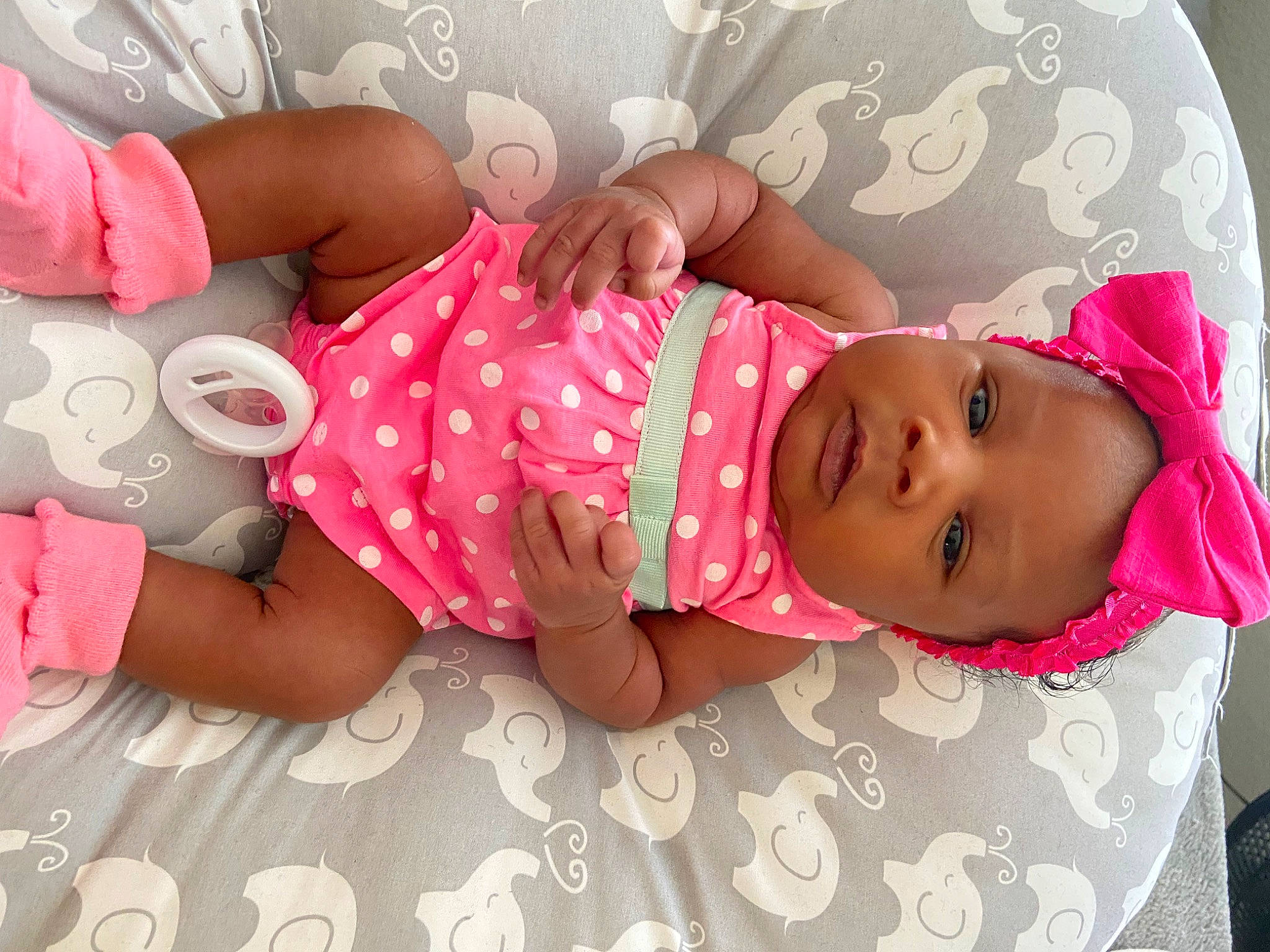 Azrahkiyah joined the competition — help win amazing prizes! baby, baby_sleeping, baby_toddler_clothing, child, comfort, finger, happy, headgear, human_body, linens, magenta, pattern, person, pink, product, skin, sleeve, smile, textile, thigh
