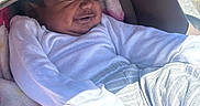 Melanii joined the competition — help win amazing prizes! baby, blanket, car_seat, casual_wear, child, clothing, cozy, cute, expression, face, head, indoor, infant, newborn, person, portrait, seat_belt, smiling, soft_fabric, young_child