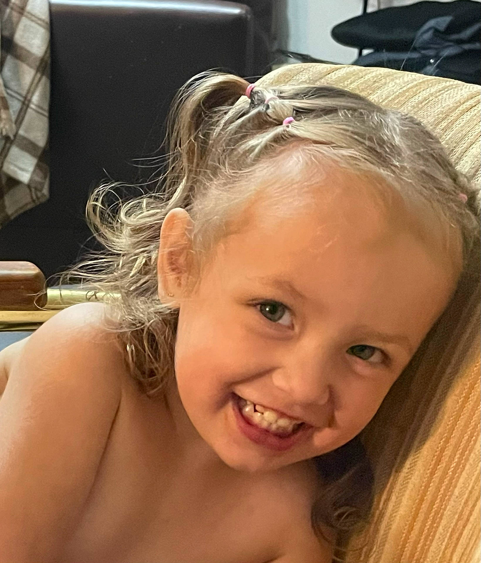 Oaklee joined the competition — help win amazing prizes! bathing, cheek, chin, ear, eye, eyebrow, eyelash, face, facial_expression, forehead, fun, hair, happy, iris, joy, lip, mouth, nose, person, skin