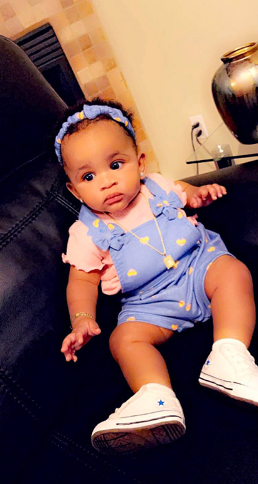 Skyemarie joined the competition — help win amazing prizes! arm, baby, baby_toddler_clothing, electric_blue, eyelash, footwear, fun, happy, hat, headband, human_leg, knee, neck, person, sitting, skin, sock, thigh, toddler, trunk