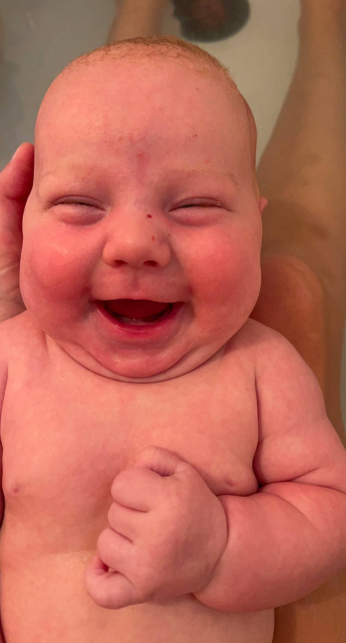 Kannon joined the competition — help win amazing prizes! baby, cheek, eye, eyebrow, face, finger, forehead, gesture, happy, head, human, human_body, lip, mouth, muscle, nose, person, skin, smile, stomach