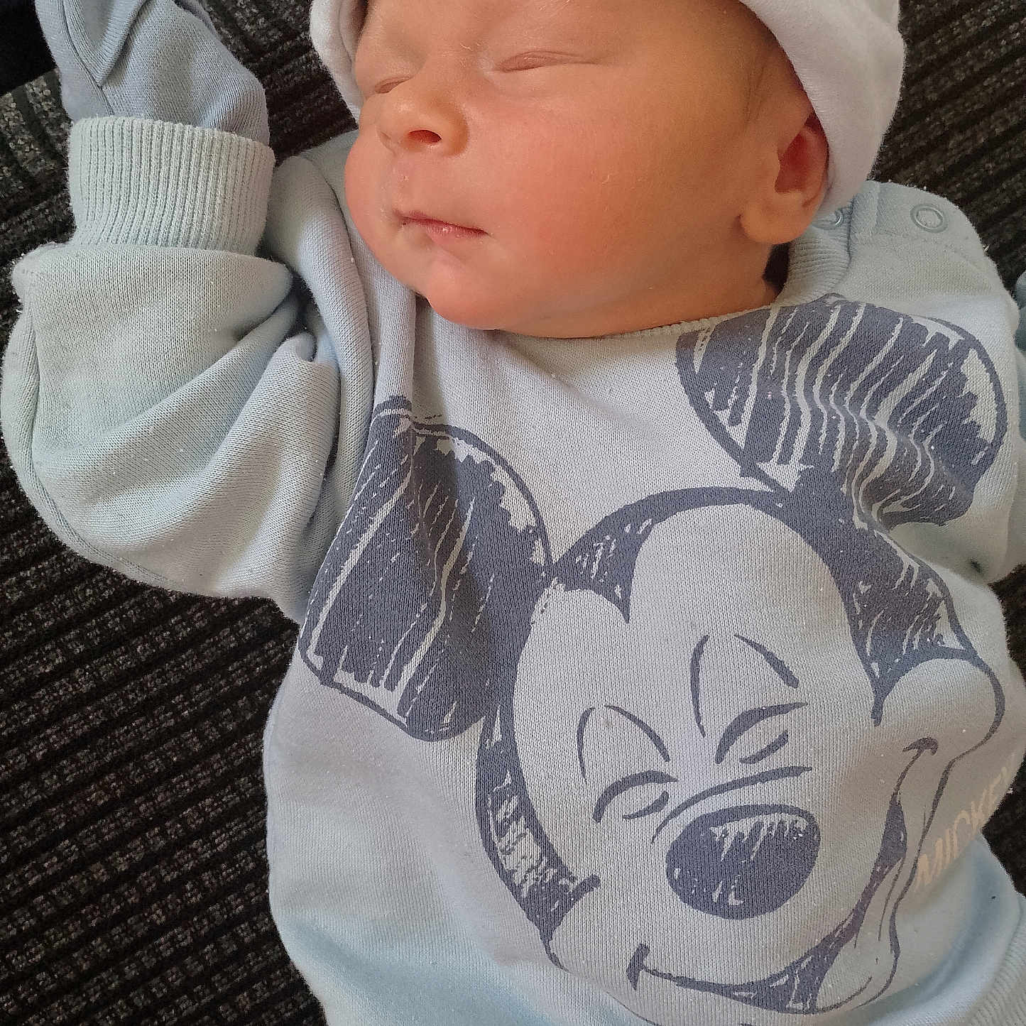 Noah joined the competition — help win amazing prizes! applique, baby, beanie, bonnet, cap, clothing, face, hat, head, hood, hoodie, knitwear, longsleeve, newborn, pattern, person, sleeve, sweater, sweatshirt, t_shirt