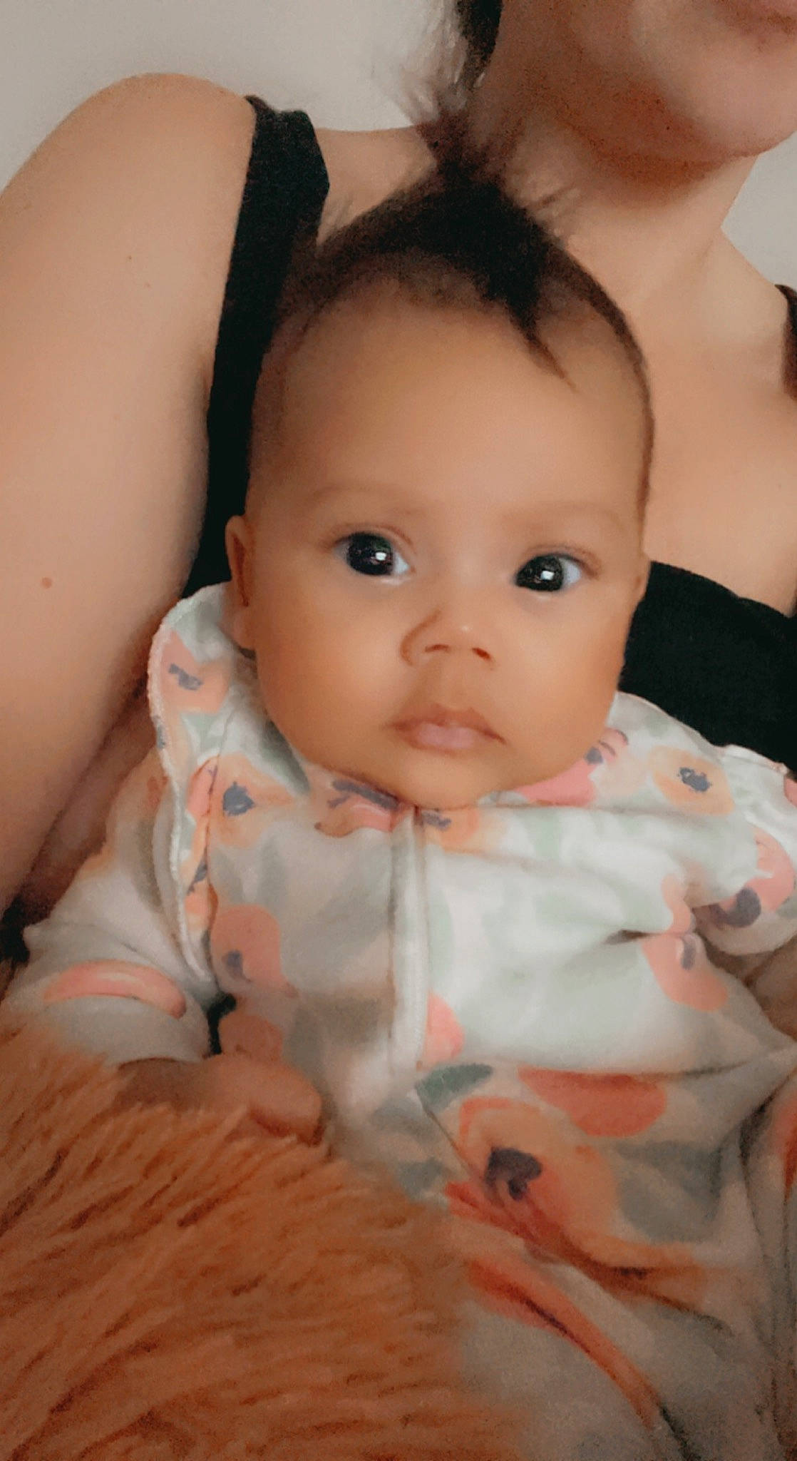 Sol Grace is registered to the contest to win money with this photo: baby_toddler_clothing, cheek, chin, dress, ear, eye, eyebrow, eyelash, finger, flash_photography, gesture, head, iris, lip, mouth, neck, nose, person, skin, sleeve