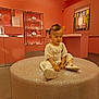 toddler, child, baby, sitting, ottoman, sparkle, jewelry, display_case, store, shopping, luxury, pink, fashion, clothing, footwear, indoor, portrait, cute, person, room