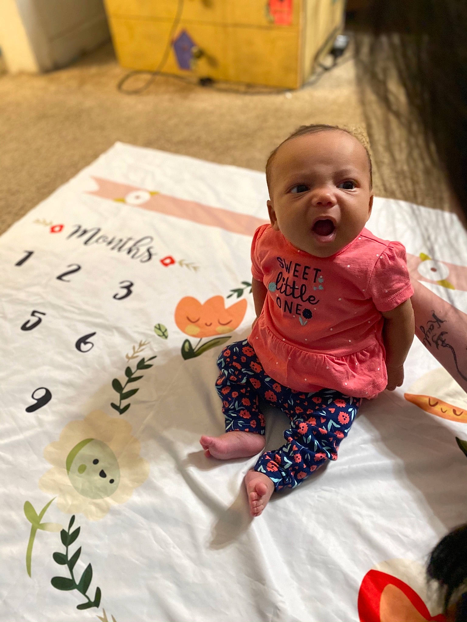 Khloe joined the competition — help win amazing prizes! adaptation, baby, child, floor, fun, person, play, skin, smile, toddler