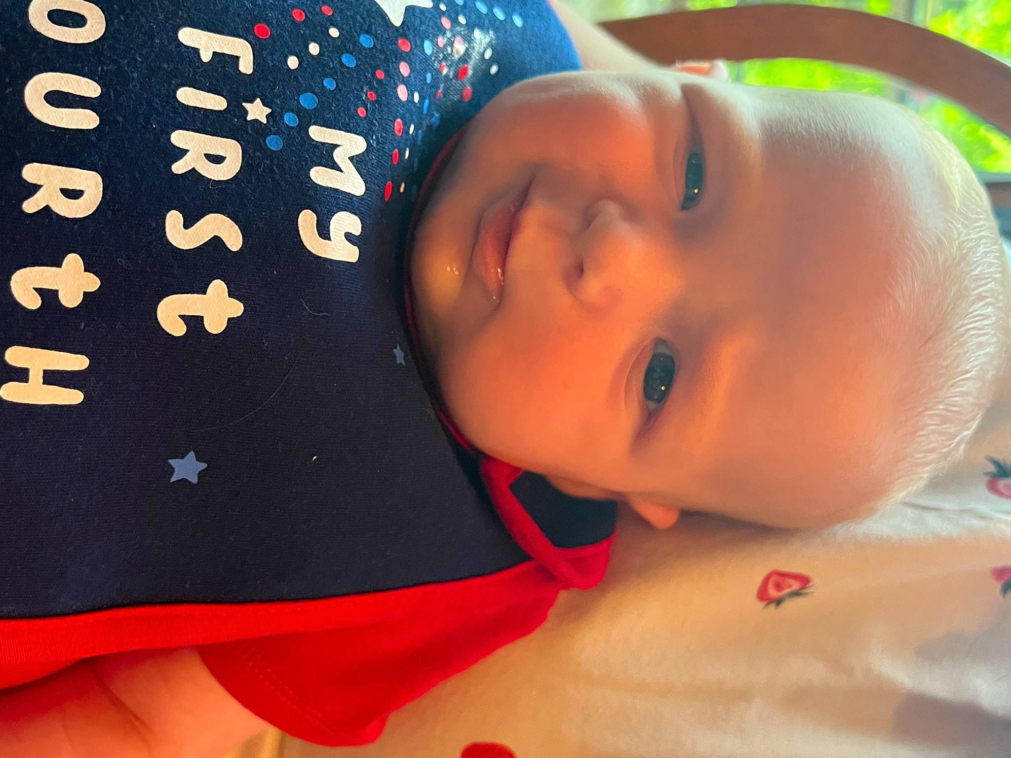 Jackson joined the competition — help win amazing prizes! baby, baby_toddler_clothing, carmine, cheek, child, electric_blue, eyelash, fashion_accessory, fun, happy, headgear, lip, neck, nose, pattern, person, portrait_photography, skin, sleeve, smile