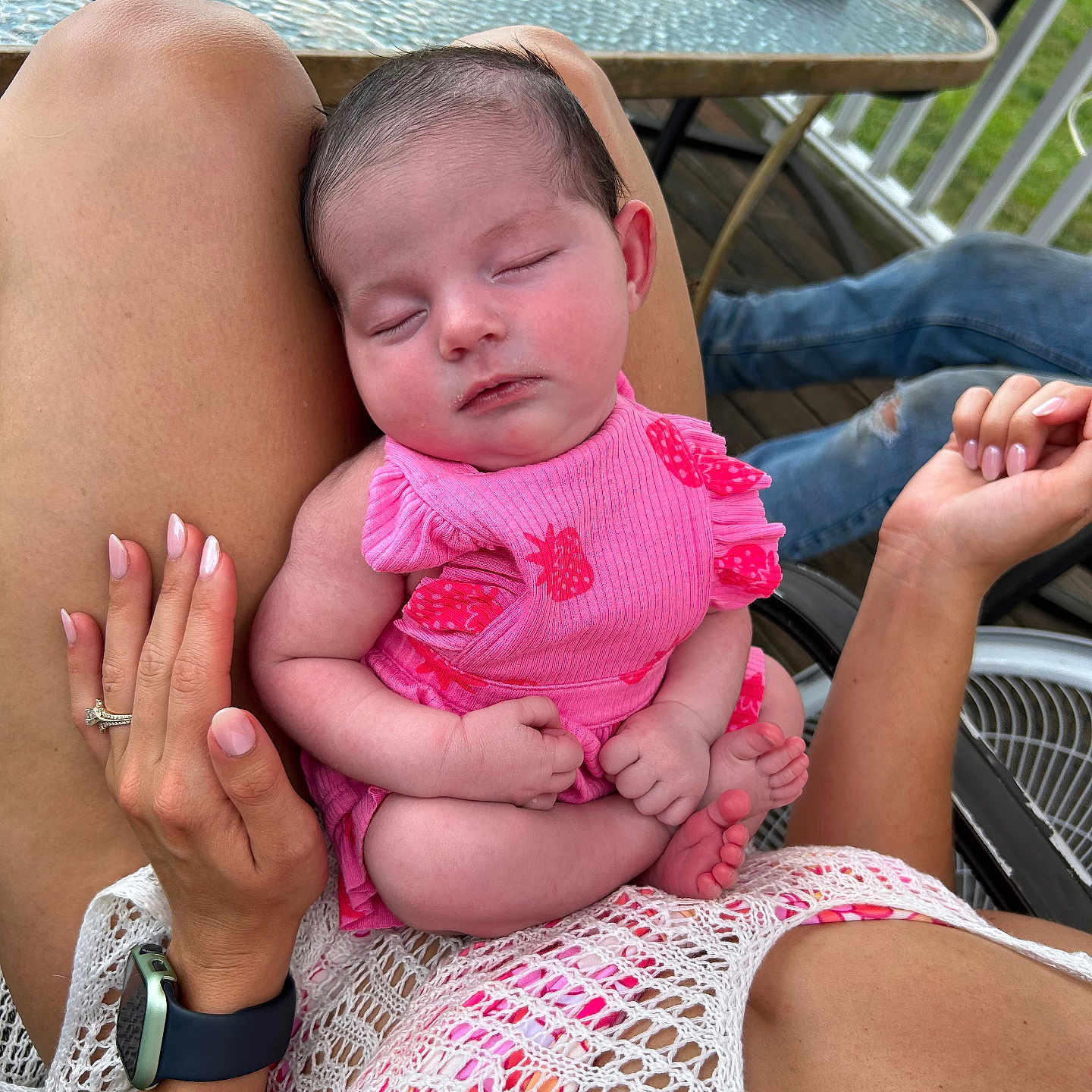 Adalyn is registered to the contest to win money with this photo: accessories, baby, bodypart, bracelet, chair, child, face, female, finger, furniture, girl, hand, head, jewelry, newborn, person, photography, portrait, ring, table