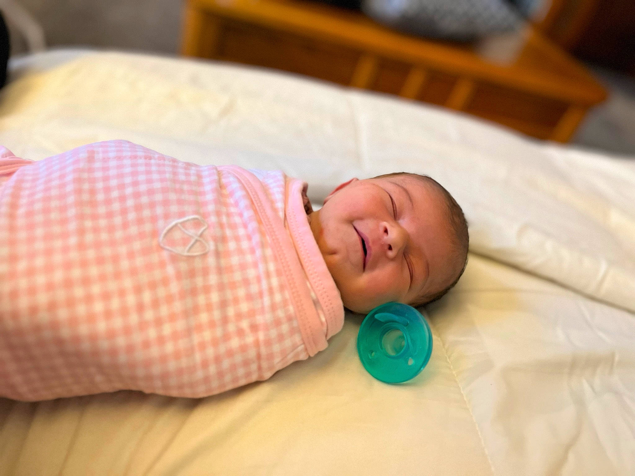 Gracelynn is registered to the contest to win money with this photo: baby, baby_products, baby_sleeping, baby_toddler_clothing, bedding, bedtime, child, comfort, head, linens, nap, pattern, person, portrait_photography, room, sitting, skin, sleep, textile, toddler
