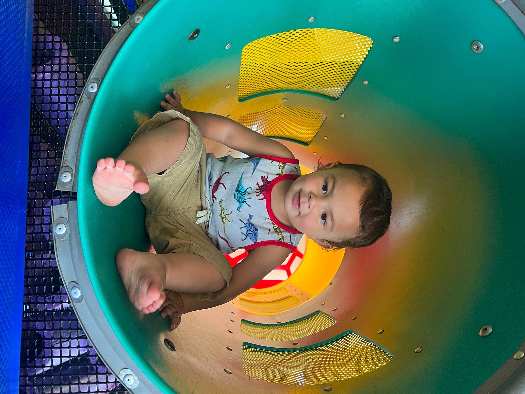 Liam Lewis joined the competition — help win amazing prizes! baby, bathing, child, circle, fun, happy, inflatable, joy, leisure, organ, person, play, playground, recreation, smile, toddler, water
