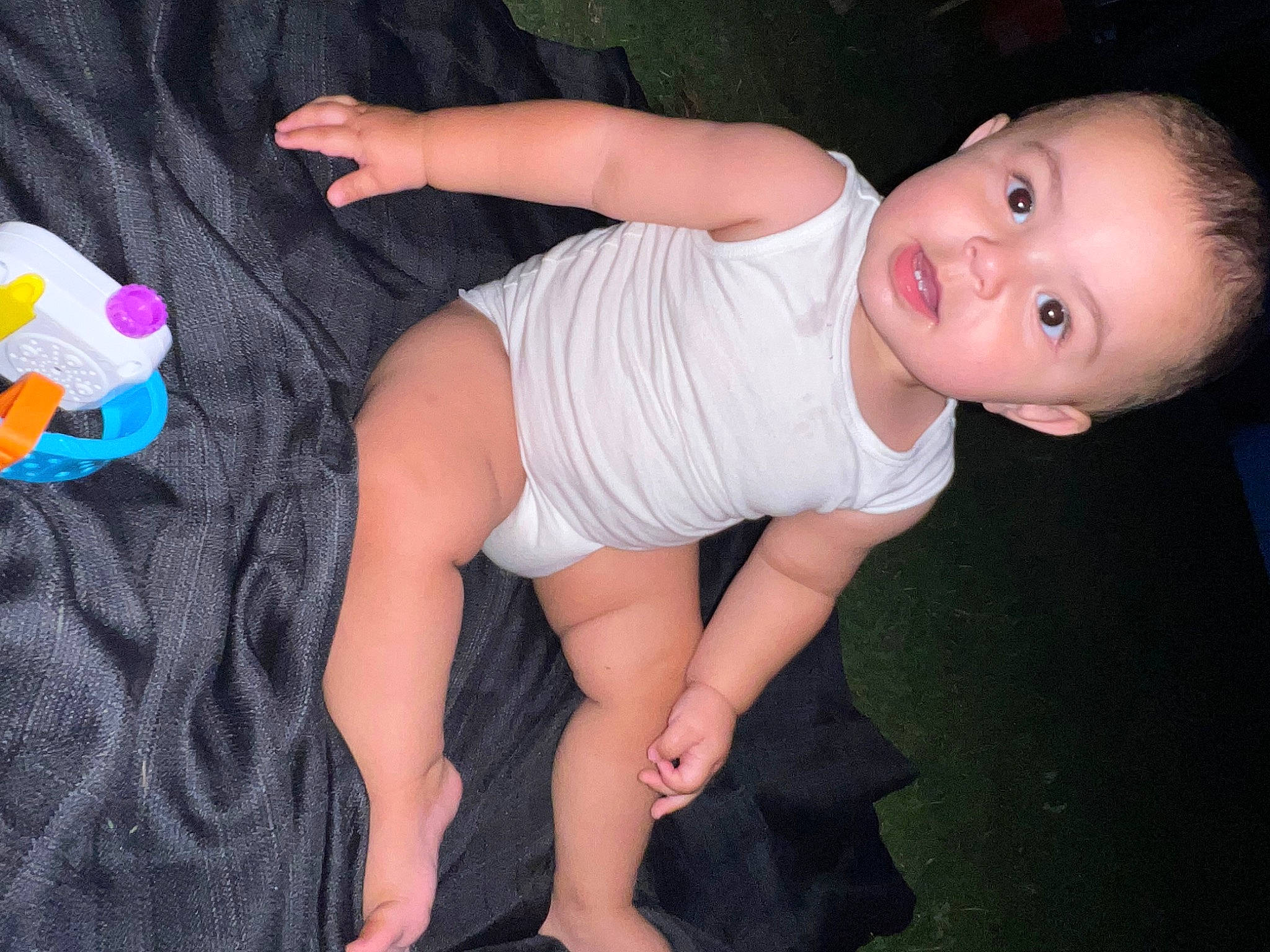 Liam Lewis joined the competition — help win amazing prizes! baby, baby_toddler_clothing, cheek, chest, comfort, elbow, finger, flash_photography, fun, joint, knee, leg, nail, person, pink, sleeve, stomach, thigh, thumb, toddler