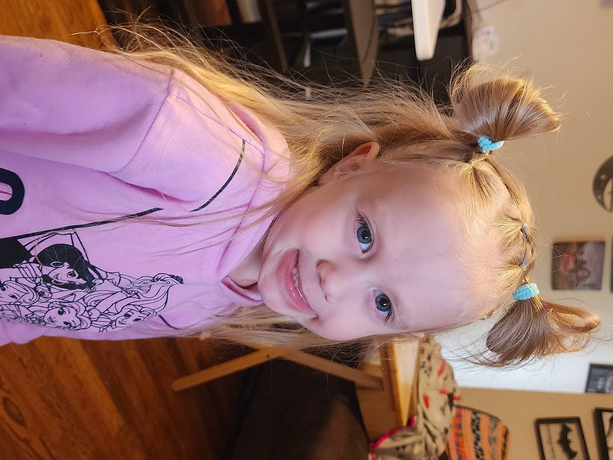 Neytiri joined the competition — help win amazing prizes! brown_hair, cheek, child, eyebrow, eyelash, flash_photography, fun, hair_coloring, happy, iris, joy, lip, long_hair, magenta, nose, person, portrait_photography, sitting, smile, toddler