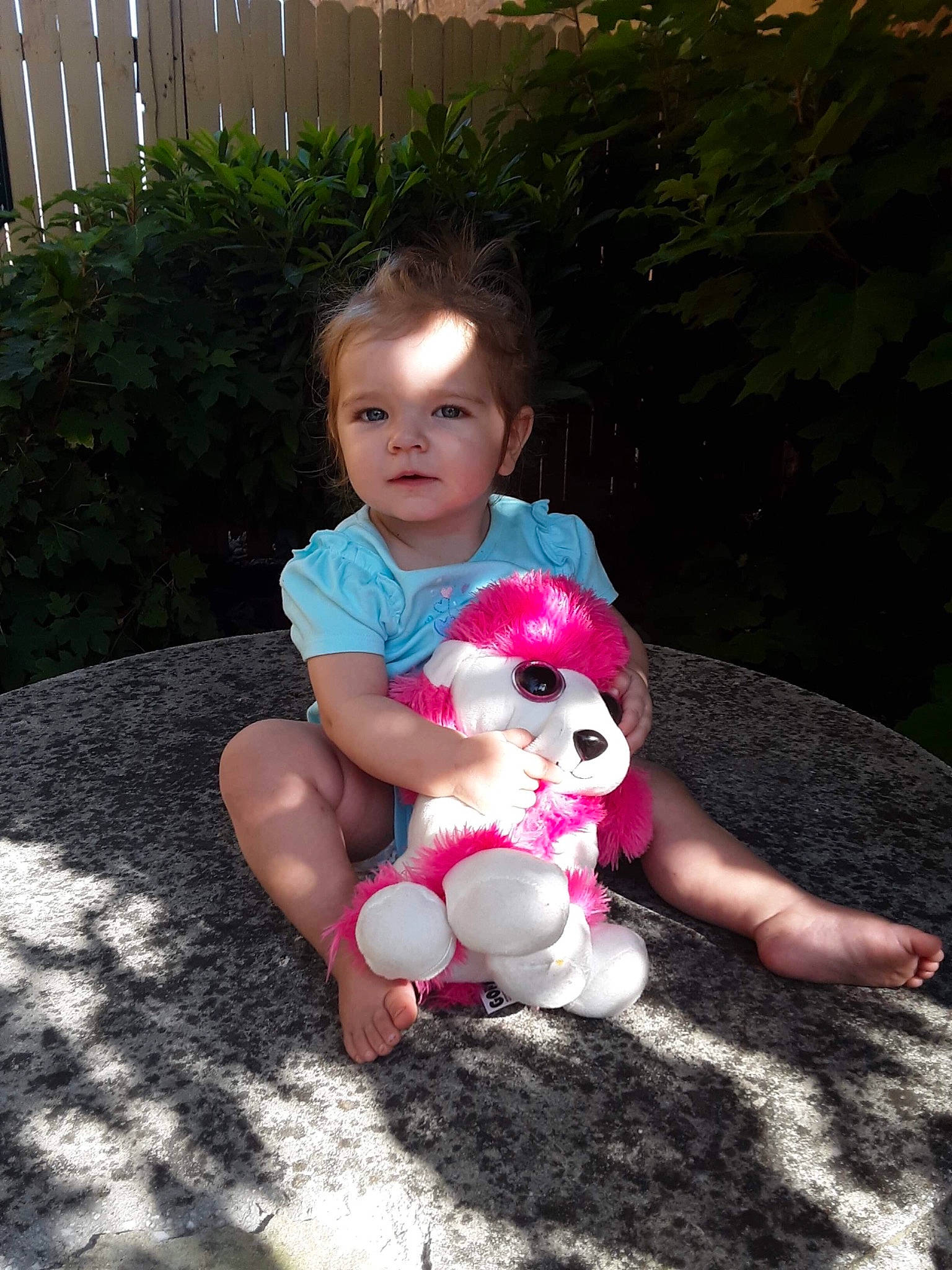 Kylee joined the competition — help win amazing prizes! child, person, pink, play, sitting, toddler, toy